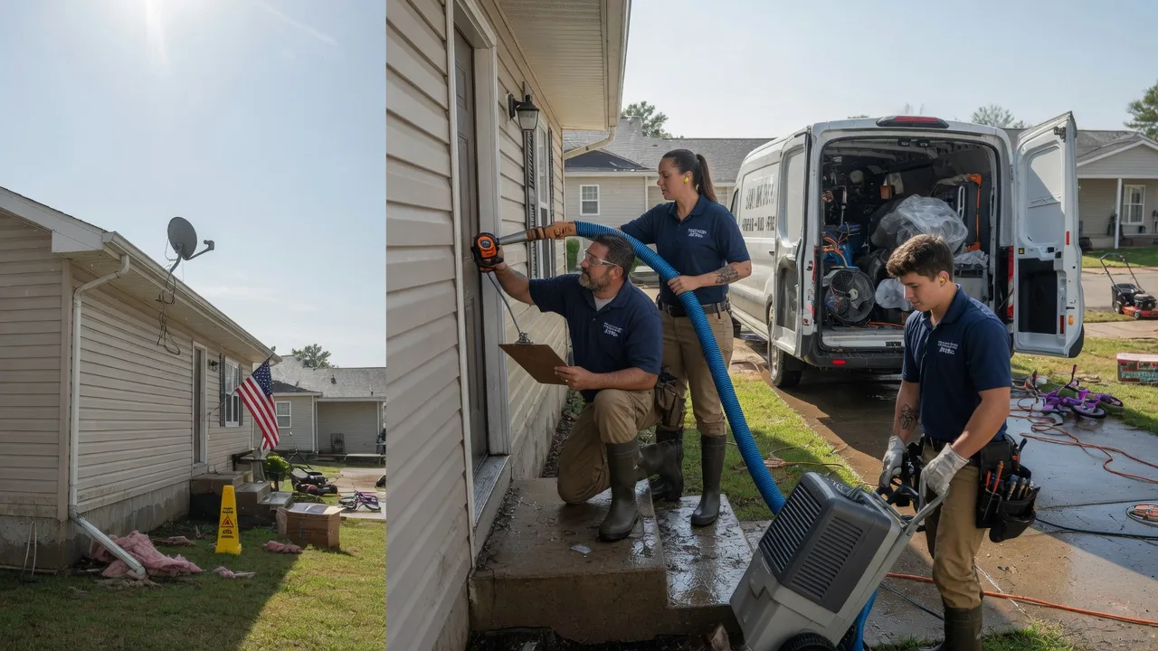 Ceiling Water Damage Restoration in Norris City, IL near me
